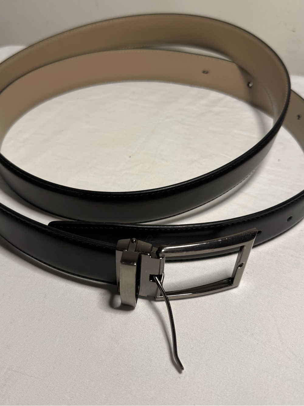 Men's XXL Belt Made In Italy 66 Inches Long Black